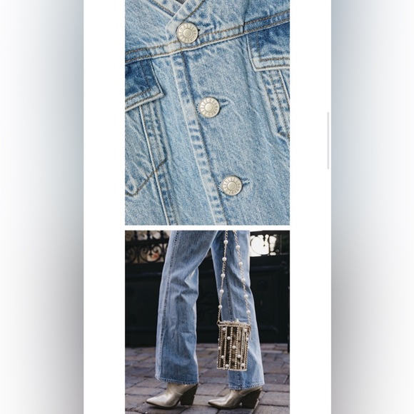 AGOLDE Seventies Denim Jumpsuit. Size 4 - Picture 14 of 15